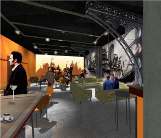 projet d'architecte du sous-sol de la CJL