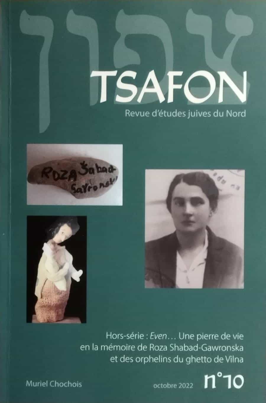 couverture de la revue Tsafon revue d'études juives du Nord avec Muriel Chochois